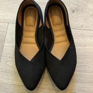 Cynthia Rowley black Rothy’s like ballet flat